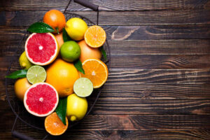citron orange pamplemousse